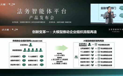 法天使与零一万物发布法务智能体平台,让AI成为法务部的超级员工